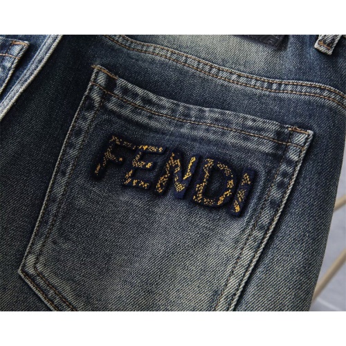 Replica Fendi Jeans For Men #1241881 $45.00 USD for Wholesale