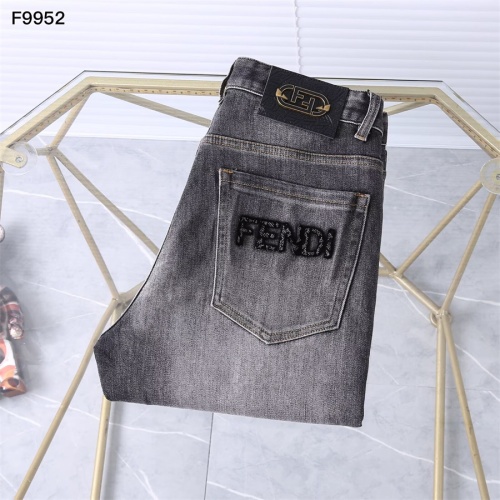 Wholesale Fendi Jeans For Men #1241882 $45.00 USD, Wholesale Quality Replica Fendi Jeans