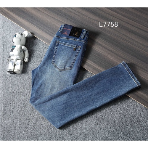 Replica Louis Vuitton LV Jeans For Men #1241885 $45.00 USD for Wholesale