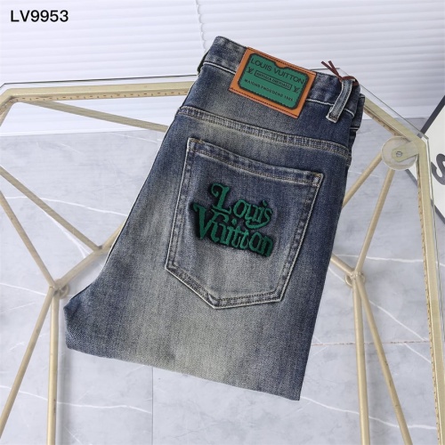 Wholesale Louis Vuitton LV Jeans For Men #1241888 $45.00 USD, Wholesale Quality Replica Louis Vuitton LV Jeans