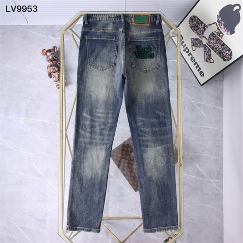 Replica Louis Vuitton LV Jeans For Men #1241888 $45.00 USD for Wholesale