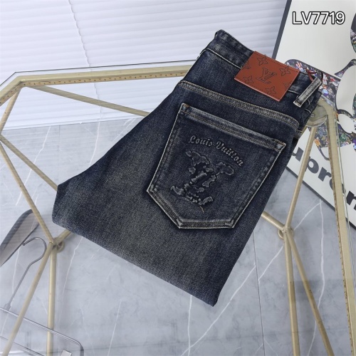 Wholesale Louis Vuitton LV Jeans For Men #1241889 $45.00 USD, Wholesale Quality Replica Louis Vuitton LV Jeans