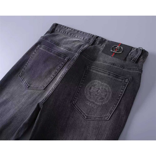 Replica Gucci Jeans For Men #1241891 $45.00 USD for Wholesale