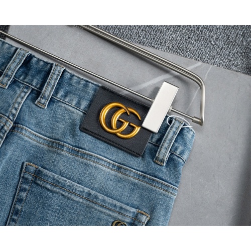 Replica Gucci Jeans For Men #1241892 $45.00 USD for Wholesale