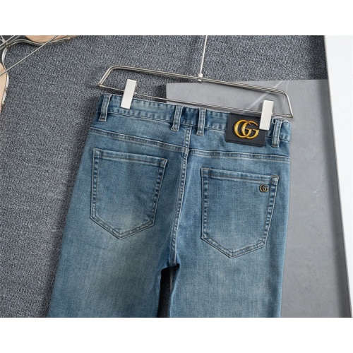 Replica Gucci Jeans For Men #1241892 $45.00 USD for Wholesale