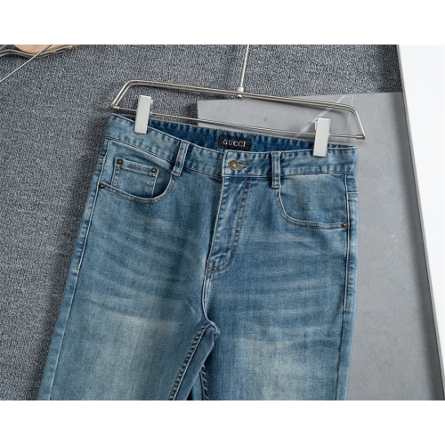 Replica Gucci Jeans For Men #1241892 $45.00 USD for Wholesale