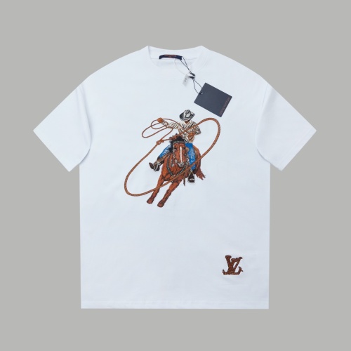 Wholesale Louis Vuitton LV T-Shirts Short Sleeved For Unisex #1241917 $52.00 USD, Wholesale Quality Replica Louis Vuitton LV T-Shirts