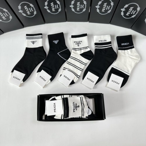 Wholesale Prada Socks #1241983 $27.00 USD, Wholesale Quality Replica Prada Socks