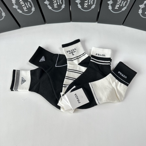 Replica Prada Socks #1241983 $27.00 USD for Wholesale