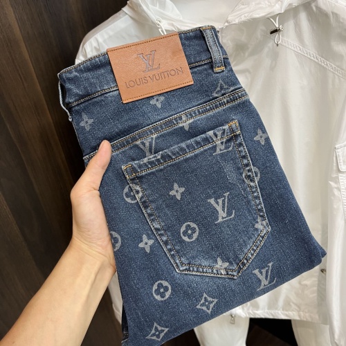 Wholesale Louis Vuitton LV Jeans For Men #1242055 $92.00 USD, Wholesale Quality Replica Louis Vuitton LV Jeans