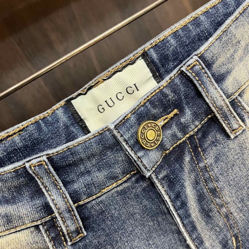 Replica Gucci Jeans For Men #1242061 $72.00 USD for Wholesale