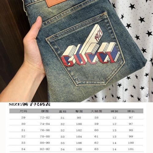 Replica Gucci Jeans For Men #1242062 $72.00 USD for Wholesale