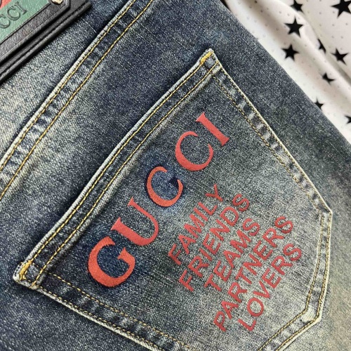 Replica Gucci Jeans For Men #1242063 $72.00 USD for Wholesale