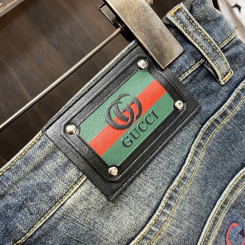 Replica Gucci Jeans For Men #1242063 $72.00 USD for Wholesale