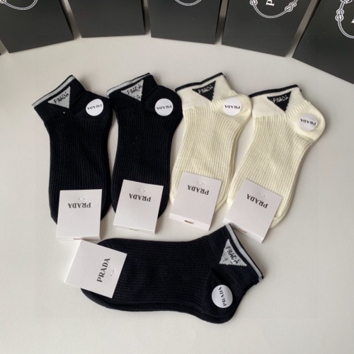 Replica Prada Socks #1242074 $27.00 USD for Wholesale