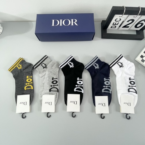 Wholesale Christian Dior Socks #1242076 $27.00 USD, Wholesale Quality Replica Christian Dior Socks