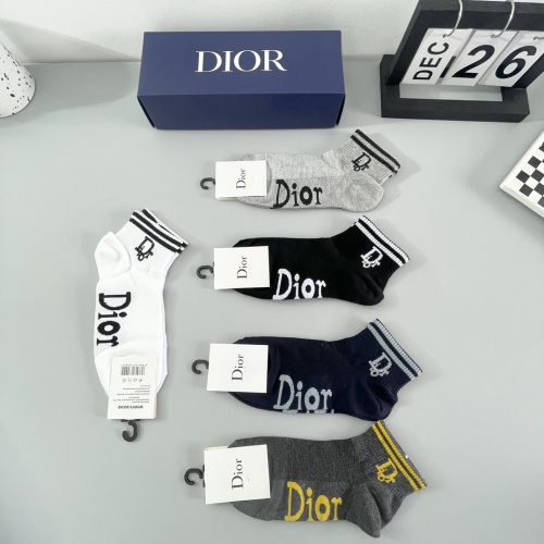 Replica Christian Dior Socks #1242076 $27.00 USD for Wholesale