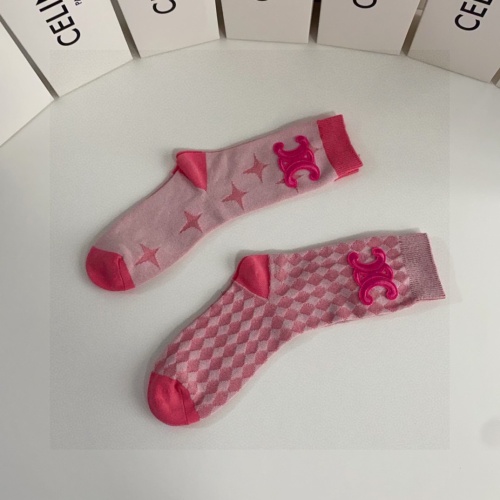 Replica Celine Socks #1242094 $29.00 USD for Wholesale