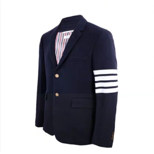 Replica Thom Browne Jackets Long Sleeved For Men #1242145 $88.00 USD for Wholesale