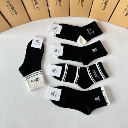 Replica Burberry Socks #1242181 $27.00 USD for Wholesale