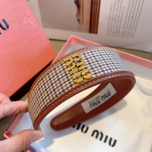 Replica MIU MIU Headband For Women #1242188 $34.00 USD for Wholesale