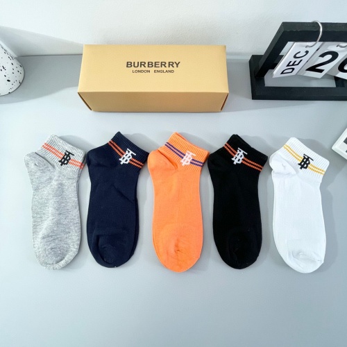 Replica Burberry Socks #1242206 $27.00 USD for Wholesale