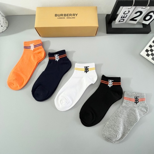 Replica Burberry Socks #1242206 $27.00 USD for Wholesale