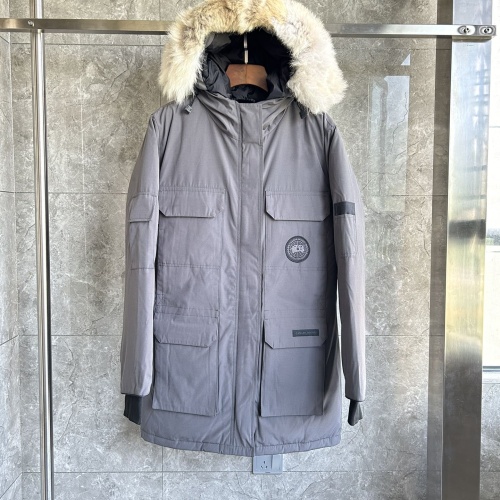 Wholesale Canada Goose Down Feather Coat Long Sleeved For Women #1242264 $195.00 USD, Wholesale Quality Replica Canada Goose Down Feather Coat