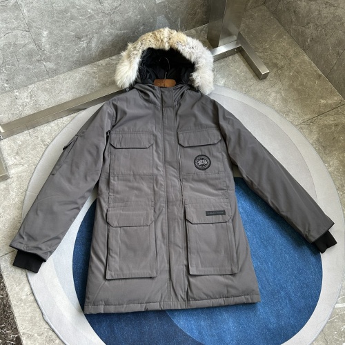 Replica Canada Goose Down Feather Coat Long Sleeved For Women #1242264 $195.00 USD for Wholesale