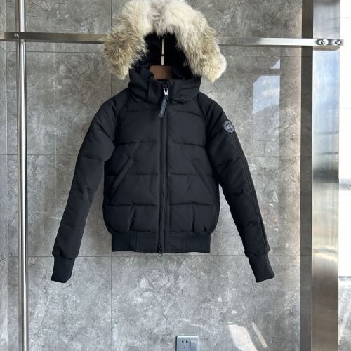 Wholesale Canada Goose Down Feather Coat Long Sleeved For Women #1242292 $180.00 USD, Wholesale Quality Replica Canada Goose Down Feather Coat