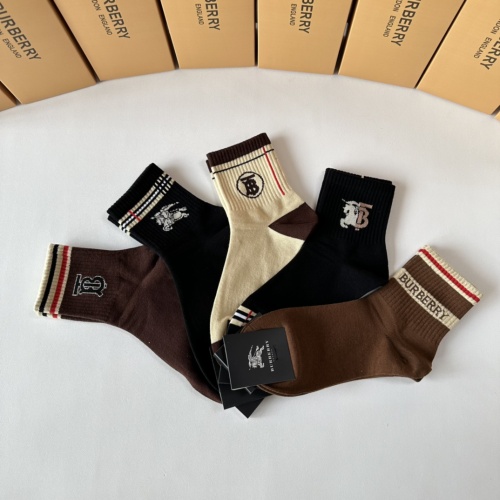 Replica Burberry Socks #1242411 $27.00 USD for Wholesale