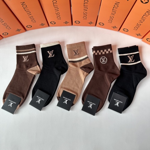 Wholesale Louis Vuitton LV Socks #1242414 $27.00 USD, Wholesale Quality Replica Louis Vuitton LV Socks