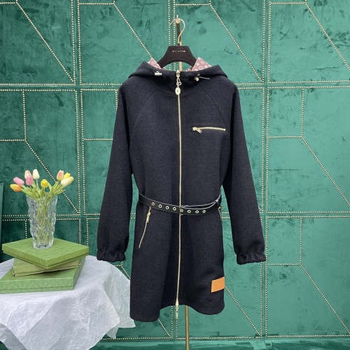 Wholesale Louis Vuitton LV Coat Long Sleeved For Women #1242583 $140.00 USD, Wholesale Quality Replica Louis Vuitton LV Coat