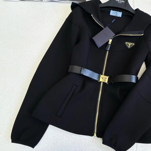 Replica Prada Jackets Long Sleeved For Women #1242584 $105.00 USD for Wholesale