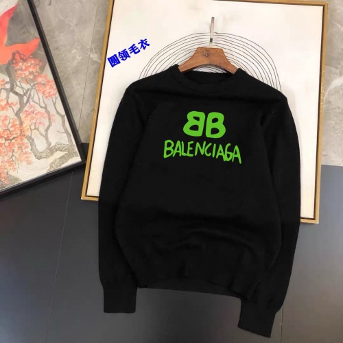 Wholesale Balenciaga Sweaters Long Sleeved For Men #1242736 $42.00 USD, Wholesale Quality Replica Balenciaga Sweaters