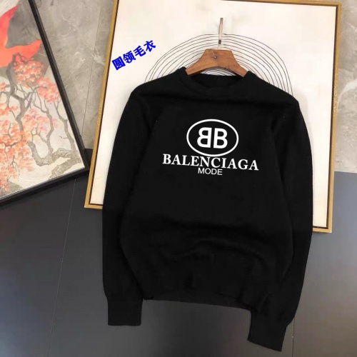 Wholesale Balenciaga Sweaters Long Sleeved For Men #1242738 $42.00 USD, Wholesale Quality Replica Balenciaga Sweaters