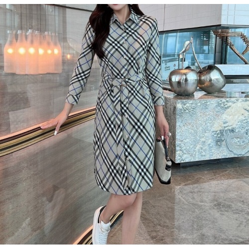 Wholesale Burberry Dresses Long Sleeved For Women #1242739 $115.00 USD, Wholesale Quality Replica Burberry Dresses