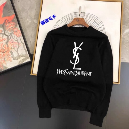 Wholesale Yves Saint Laurent YSL Sweaters Long Sleeved For Men #1242766 $42.00 USD, Wholesale Quality Replica Yves Saint Laurent YSL Sweaters