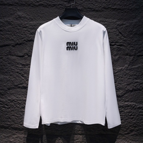 Wholesale MIU MIU T-Shirts Long Sleeved For Unisex #1242787 $42.00 USD, Wholesale Quality Replica MIU MIU T-Shirts