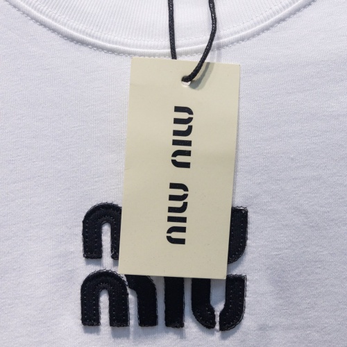 Replica MIU MIU T-Shirts Long Sleeved For Unisex #1242787 $42.00 USD for Wholesale