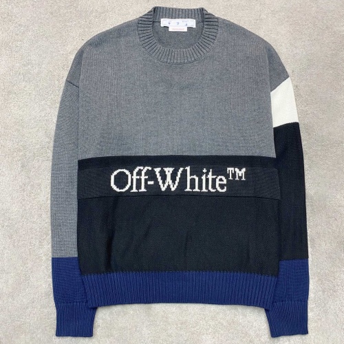 Wholesale Off-White Sweaters Long Sleeved For Unisex #1242797 $48.00 USD, Wholesale Quality Replica Off-White Sweaters