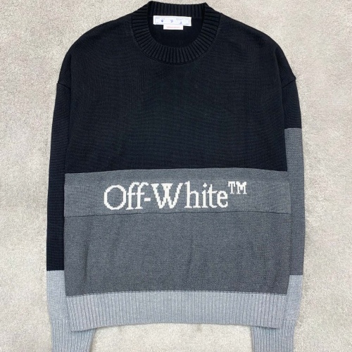 Wholesale Off-White Sweaters Long Sleeved For Unisex #1242798 $48.00 USD, Wholesale Quality Replica Off-White Sweaters