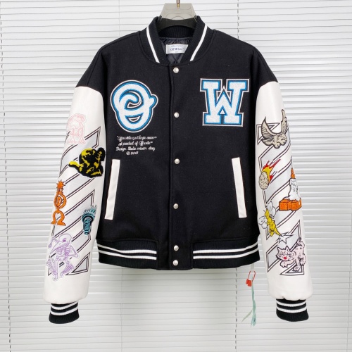 Wholesale Off-White Jackets Long Sleeved For Unisex #1242801 $98.00 USD, Wholesale Quality Replica Off-White Jackets