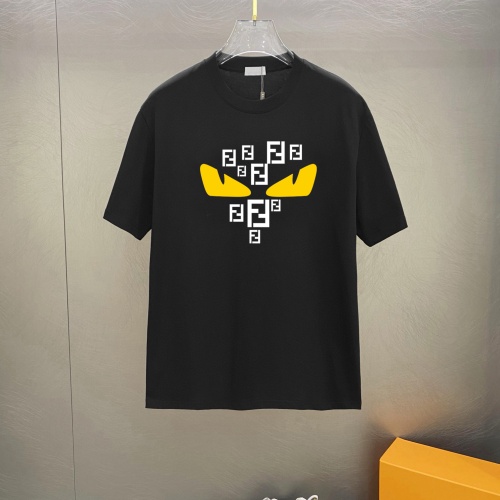 Wholesale Fendi T-Shirts Short Sleeved For Unisex #1242830 $25.00 USD, Wholesale Quality Replica Fendi T-Shirts