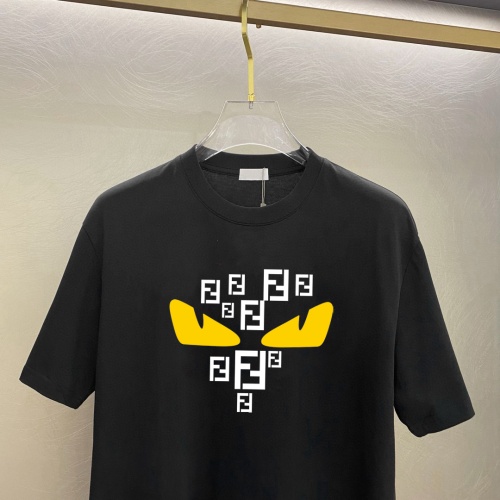 Replica Fendi T-Shirts Short Sleeved For Unisex #1242830 $25.00 USD for Wholesale