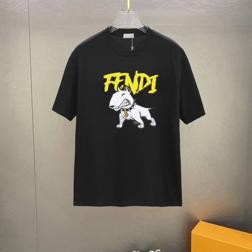 Wholesale Fendi T-Shirts Short Sleeved For Unisex #1242842 $25.00 USD, Wholesale Quality Replica Fendi T-Shirts