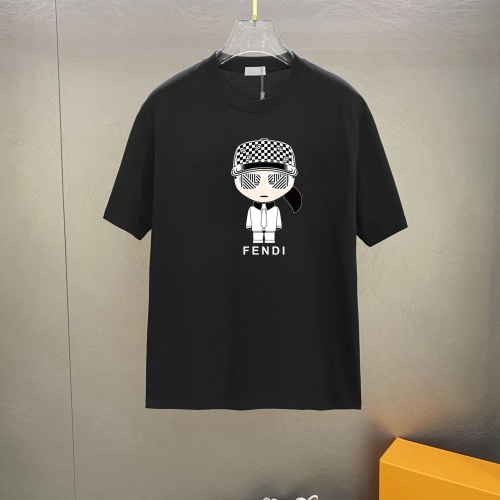 Wholesale Fendi T-Shirts Short Sleeved For Unisex #1242862 $25.00 USD, Wholesale Quality Replica Fendi T-Shirts