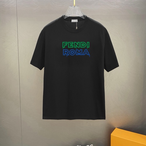 Wholesale Fendi T-Shirts Short Sleeved For Unisex #1242866 $25.00 USD, Wholesale Quality Replica Fendi T-Shirts