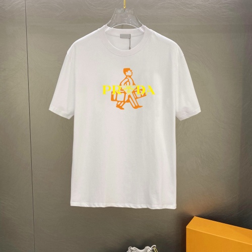 Wholesale Prada T-Shirts Short Sleeved For Unisex #1242876 $25.00 USD, Wholesale Quality Replica Prada T-Shirts