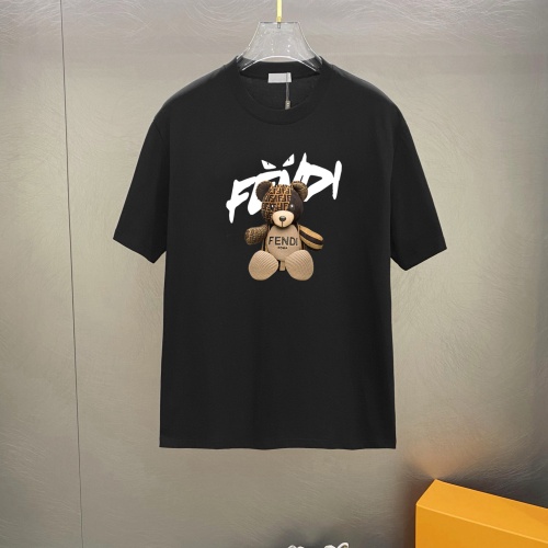 Wholesale Fendi T-Shirts Short Sleeved For Unisex #1242879 $25.00 USD, Wholesale Quality Replica Fendi T-Shirts